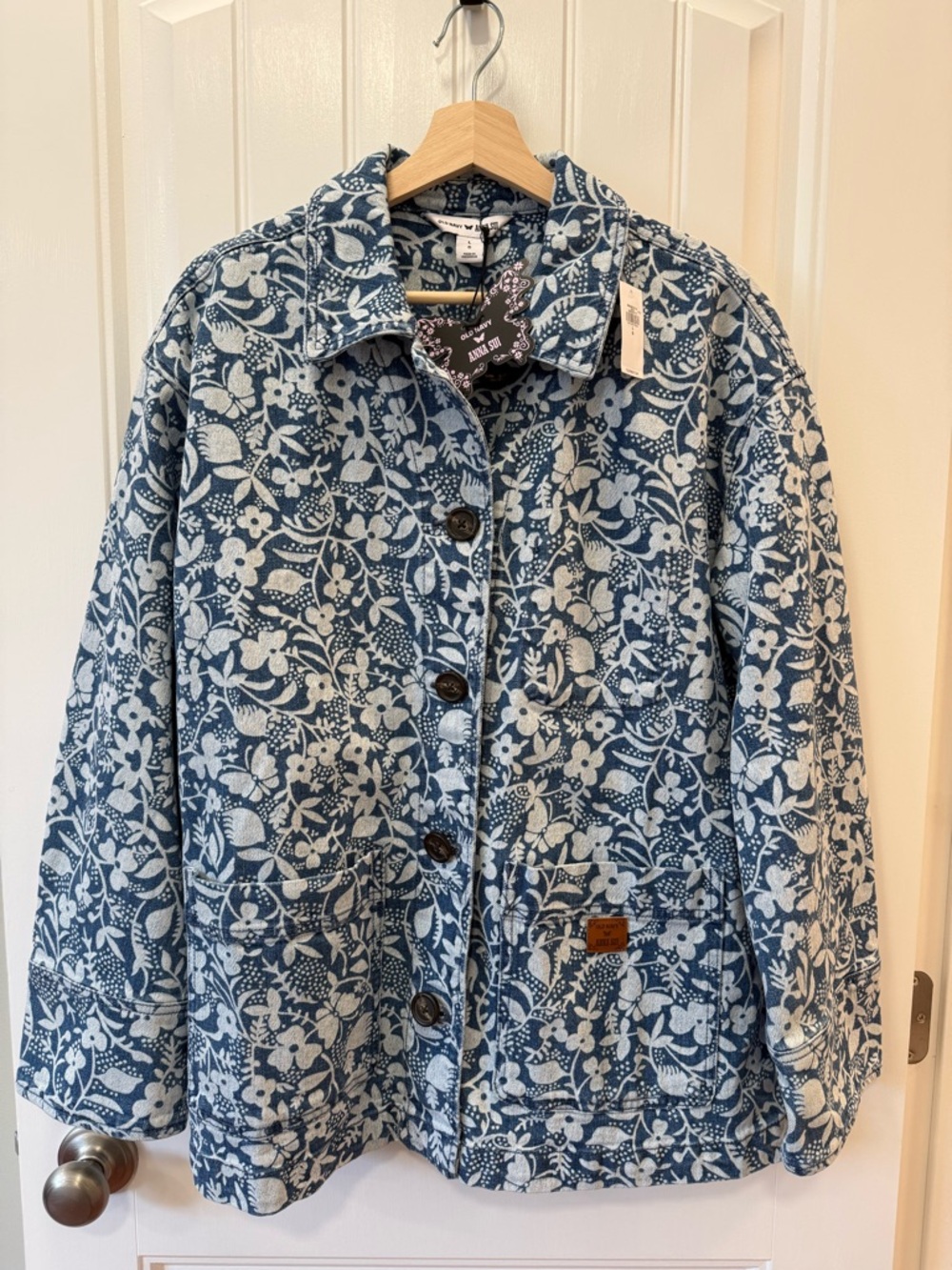 Old Navy x Anna Sui Denim Chore Jacket - Picture 5 of 10